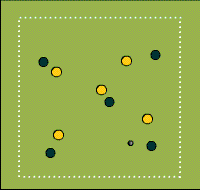 Gráfico de ejercicio Ball owning and rythm changing